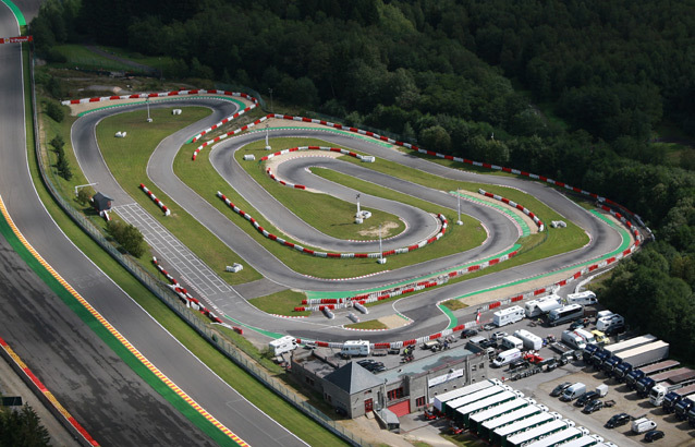 Un nouvel asphalte pour la piste de karting de Francorchamps