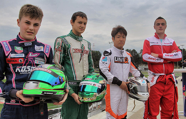 Rotax Euro: les chronos de Genk