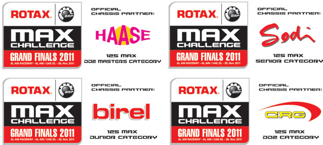 Sodi, Haase, CRG et Birel pour la Grande Finale Rotax 2011