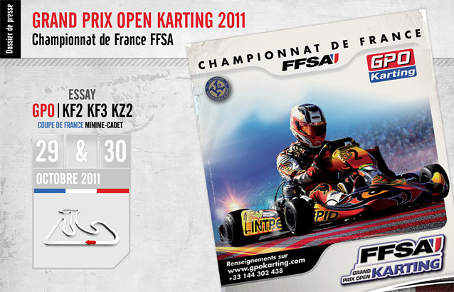 GPO Karting 2011 – Essay – DOSSIER DE PRESSE