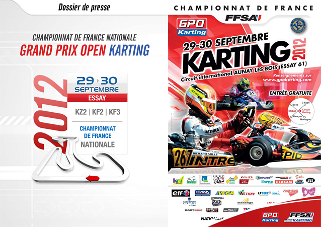 GPO Karting 2012 – Essay – Dossier de Presse