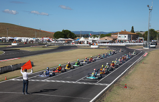 The 9 titles of the Italian ACI Karting Championships awarded in Siena