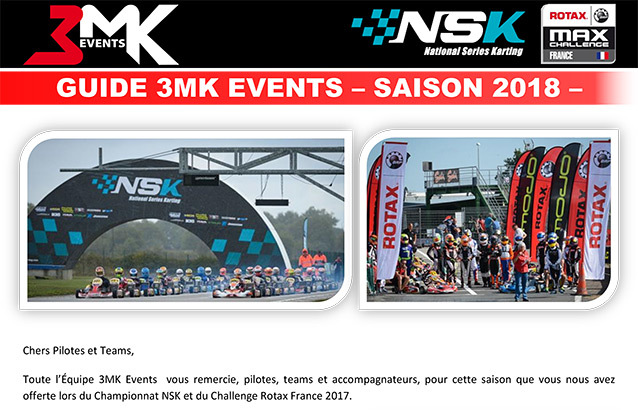 Guide 3MK Events – Saison 2018