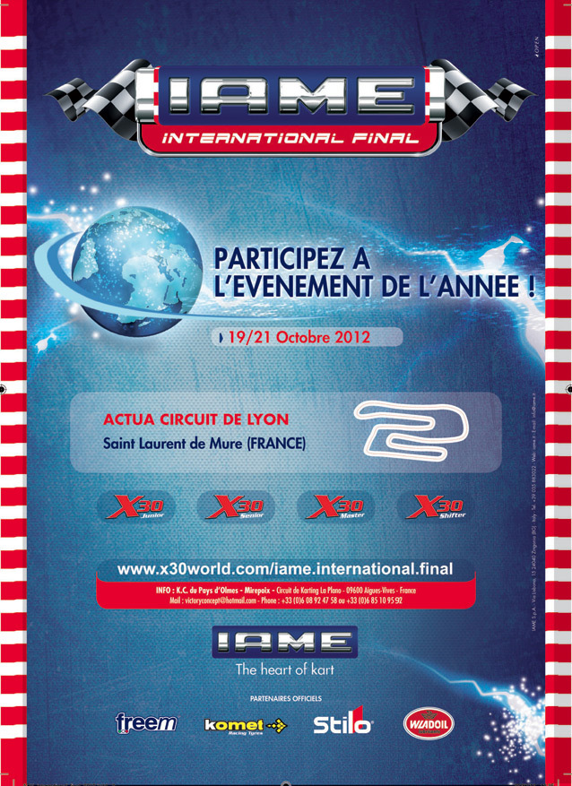 Iame International Final: les inscriptions sont bientôt closes !