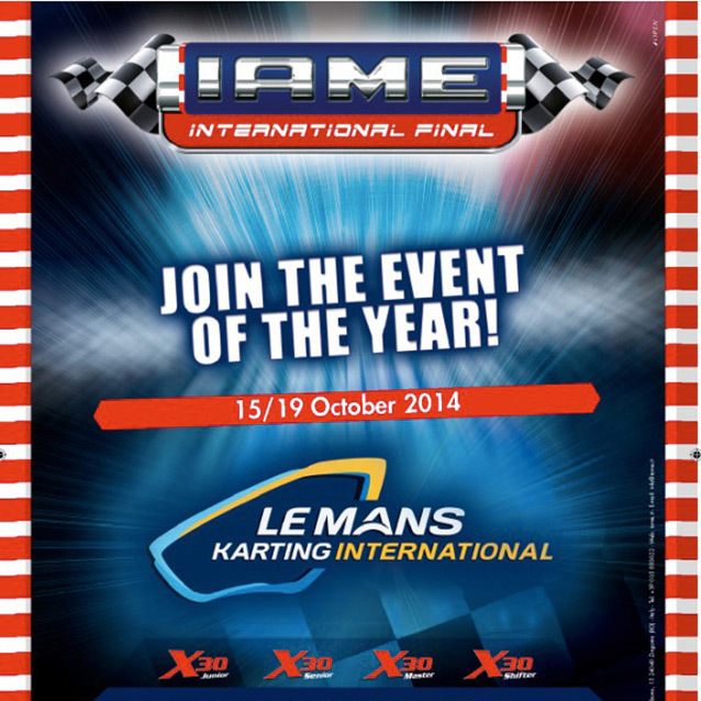 C’est parti pour la IAME International Final 2014