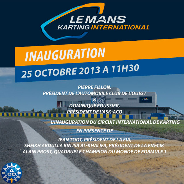 Inauguration Le Mans Karting International