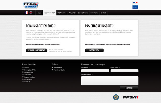 FFSA Karting 2013 : Online Registrations for All