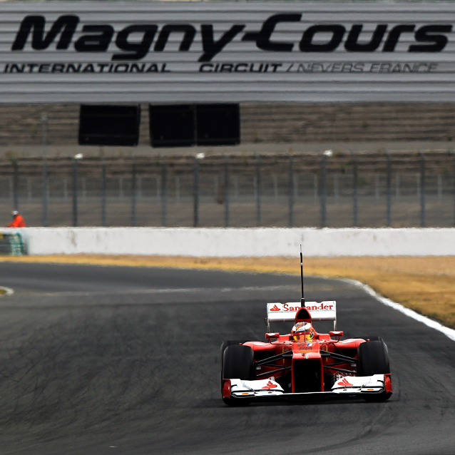 Busy start to Formula 1 test at Magny-Cours