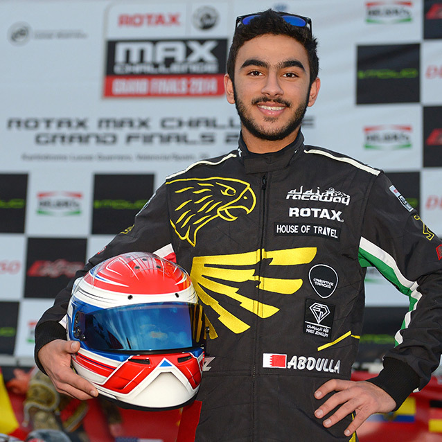 Al Thawadi, seul pilote de Bahreïn à la grande finale Rotax 2014