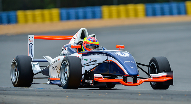 F4 Le Mans 2014: Hirsiger poleman dans le dernier tour