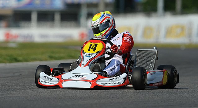 WSK Euro Sarno: Hanley décroche la pole KZ1