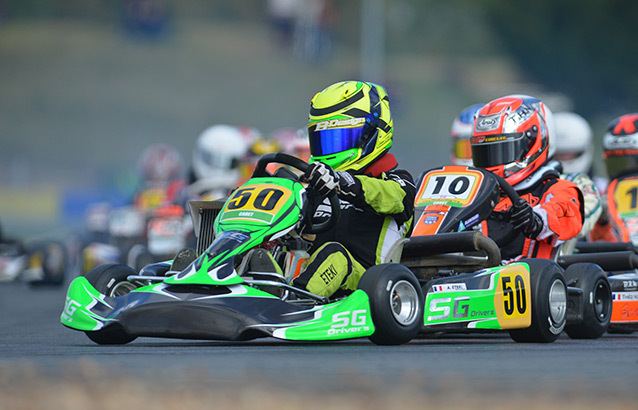 Conditions changeantes pour les chronos Rotax à Angerville