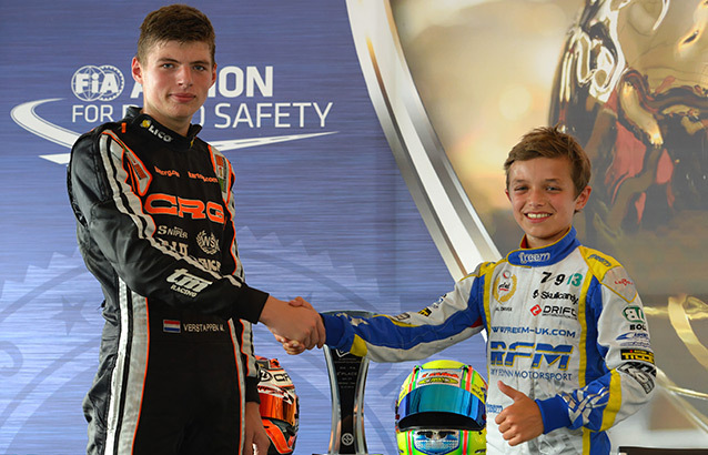 Lando Norris the new European Champion in KF-Junior