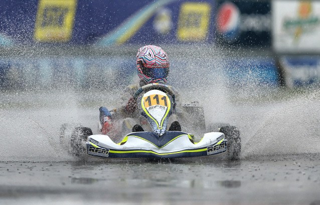 World KFJ Sarno: wet Saturday morning heats