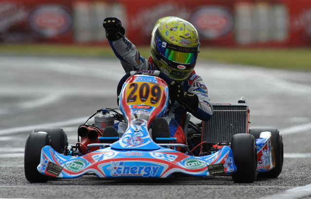 WSK Euro Sarno : Boccolacci sans rival en finale KF