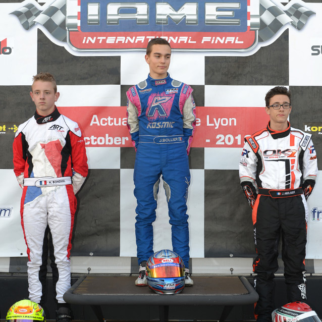 IAME  Lyon: revanche victorieuse de Bollier en Junior