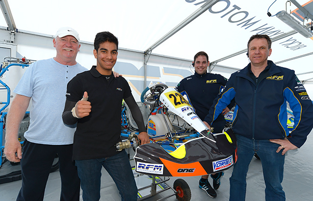 Daruvala on pole in KF at the WSK Super Master series at Sarno