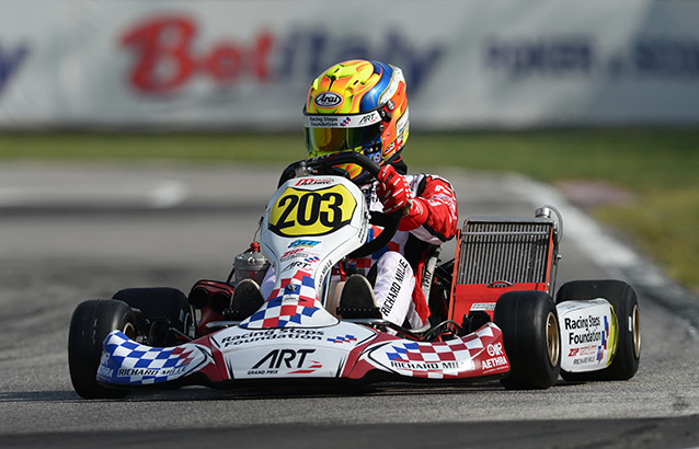 WSK Master Precenicco: Barnicoat devant Boccolacci aux chronos KF