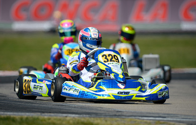 WSK Super Master La Conca, premières manche KF-Junior