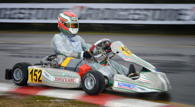 Camponeschi, líder da KZ2 após as mangas da Winter Cup