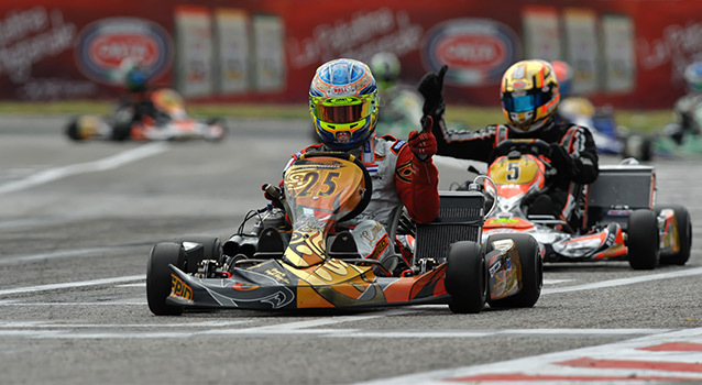 WSK Euro: Lammers remporte une finale 2 tronquée en KZ1