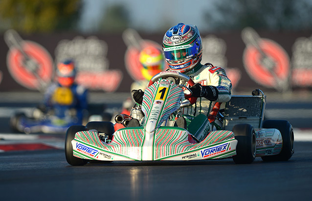 Ardigo en pole KZ2 à Adria