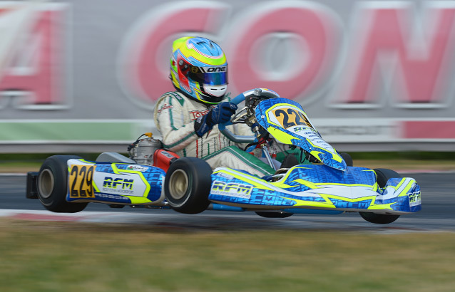 Bale starts with the fastest time KF WSK Champions Cup