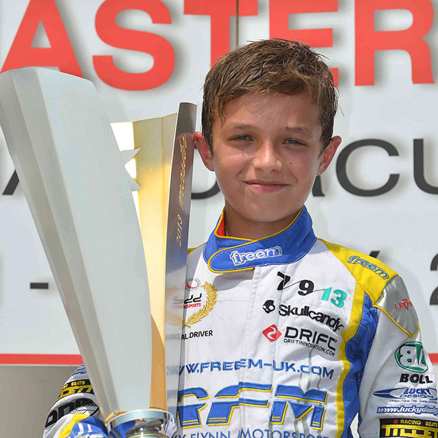 Lando leaves Laghi with a win to finish second in WSK Master