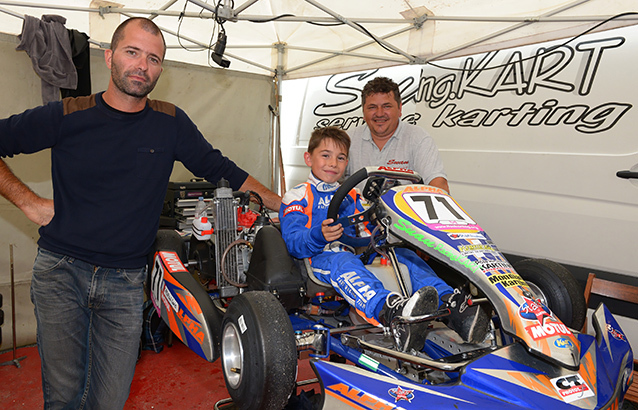 Minikart : Cabirou en pole sur le fil