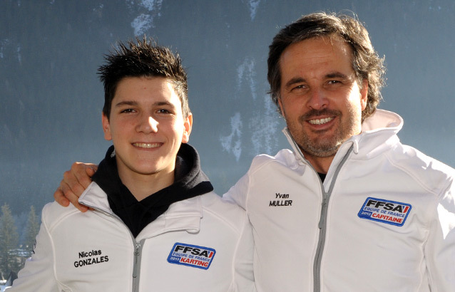 Nicolas Gonzalès, pilote de l’Equipe de France FFSA Karting 2013