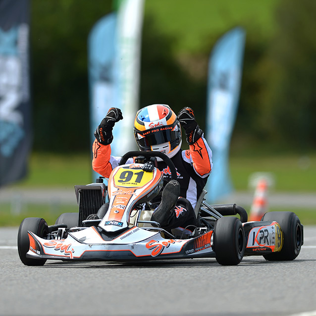 Nicolas Picot, vainqueur Rotax Max de la NSK 2014