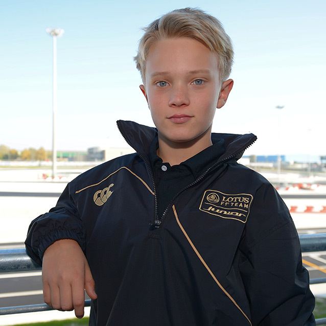 Petr Ptacek Jr avec Lotus F1 Junior Team et Energy en 2015