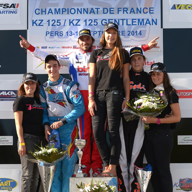 Pari réussi pour Mich, le nouveau Champion de France KZ 125