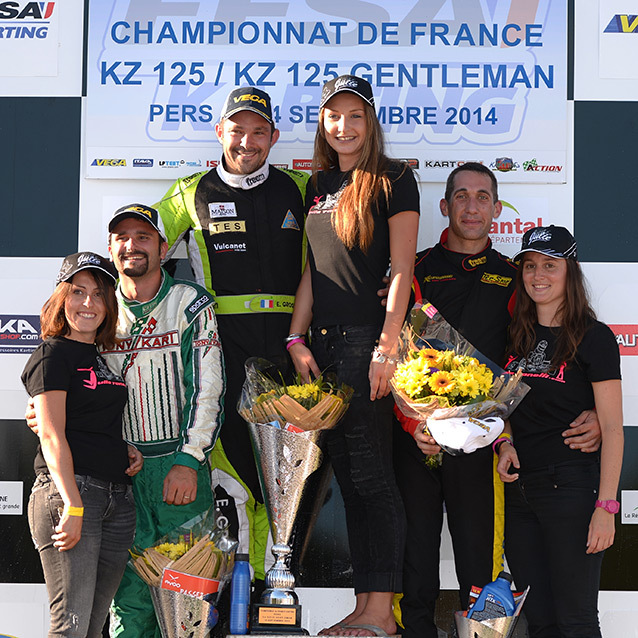 Grosso titré Champion de France KZ 125 Gentleman à Pers