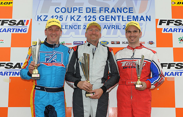 Fantastique retour gagnant de Baetz en KZ 125 Gentleman