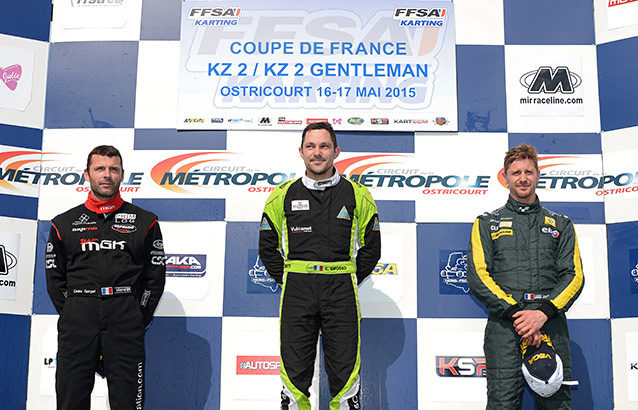 Grosso remporte la Coupe de France KZ2 Gentleman