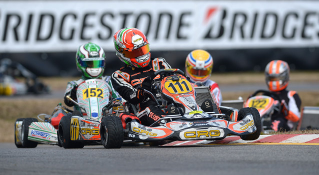 De Conto wins the KZ2 Prefinal