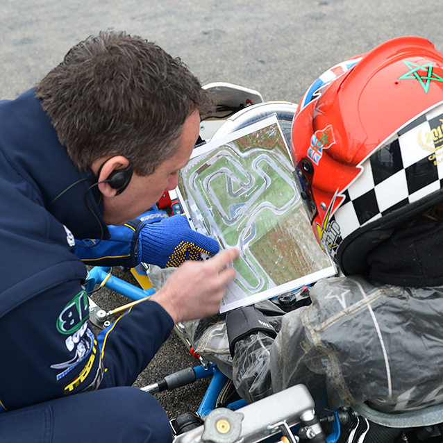 Learning the track with Ricky Flynn