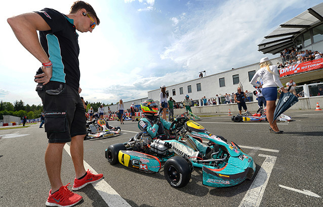 Lammers sur le podium à Wackersdorf