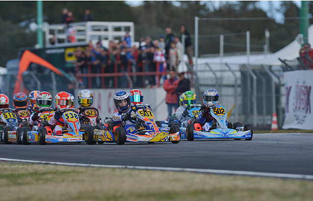 Fusco unbeatable in 60 Mini at the WSK Champions Cup, round 1