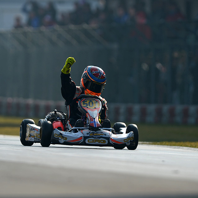 Hauger wins again in 60 Mini at the WSK Gold Cup