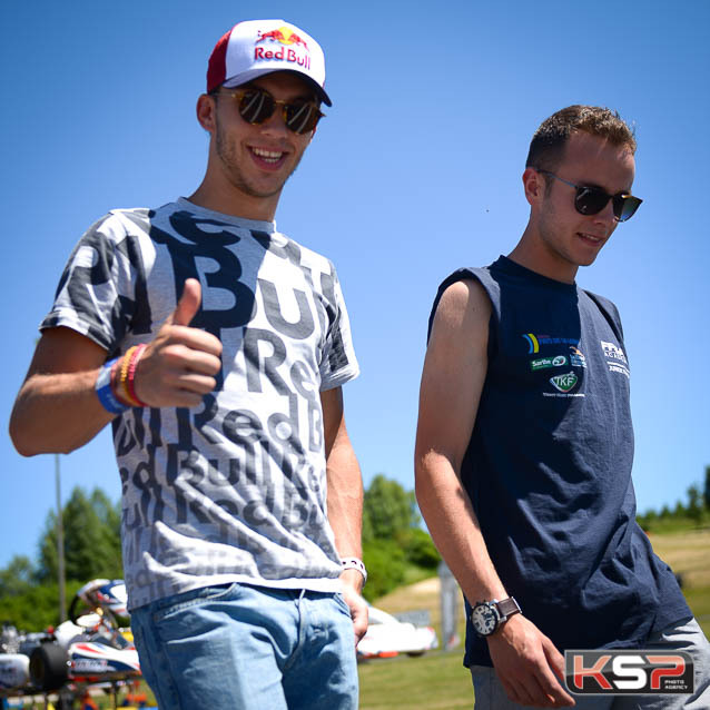 Septfontaine : Pierre Gasly à la rencontre des jeunes du karting