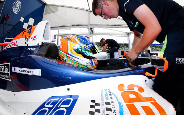 F4: Hugo Chevalier se maintient dans le top-3