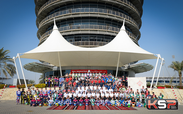 Todos os pilotos WEC e WKC na mesma fotografia em Bahreïn