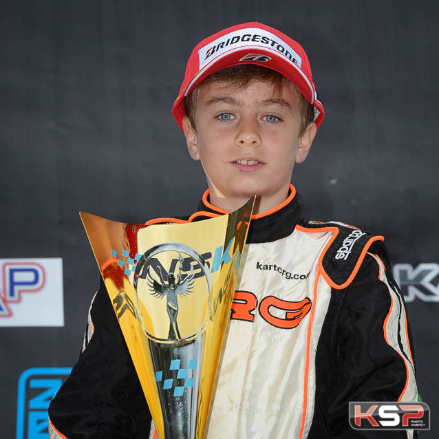 Elliott Vayron, champion NSK en Minime