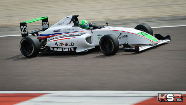 Caio Collet, Volant Winfield 2018, creuse l’écart en F4