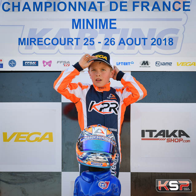 KPR Champion de France Minime avec Verbrugge