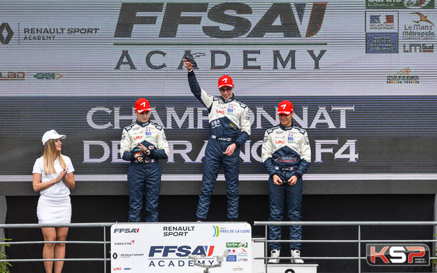 F4 Pau : Rougier remporte la course 1 devant Martins