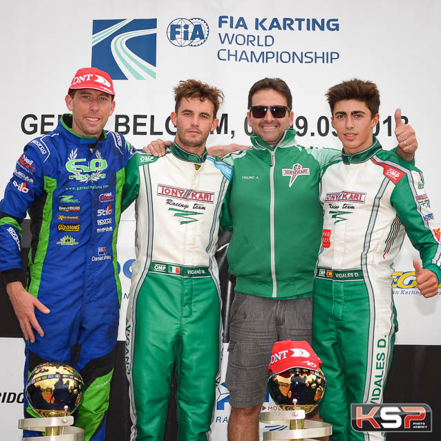 Vigano offre la Super Coupe KZ2 à Tony Kart