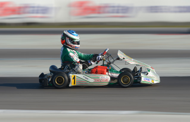 KZ2 Heats: Ardigo neck and neck with De Conto